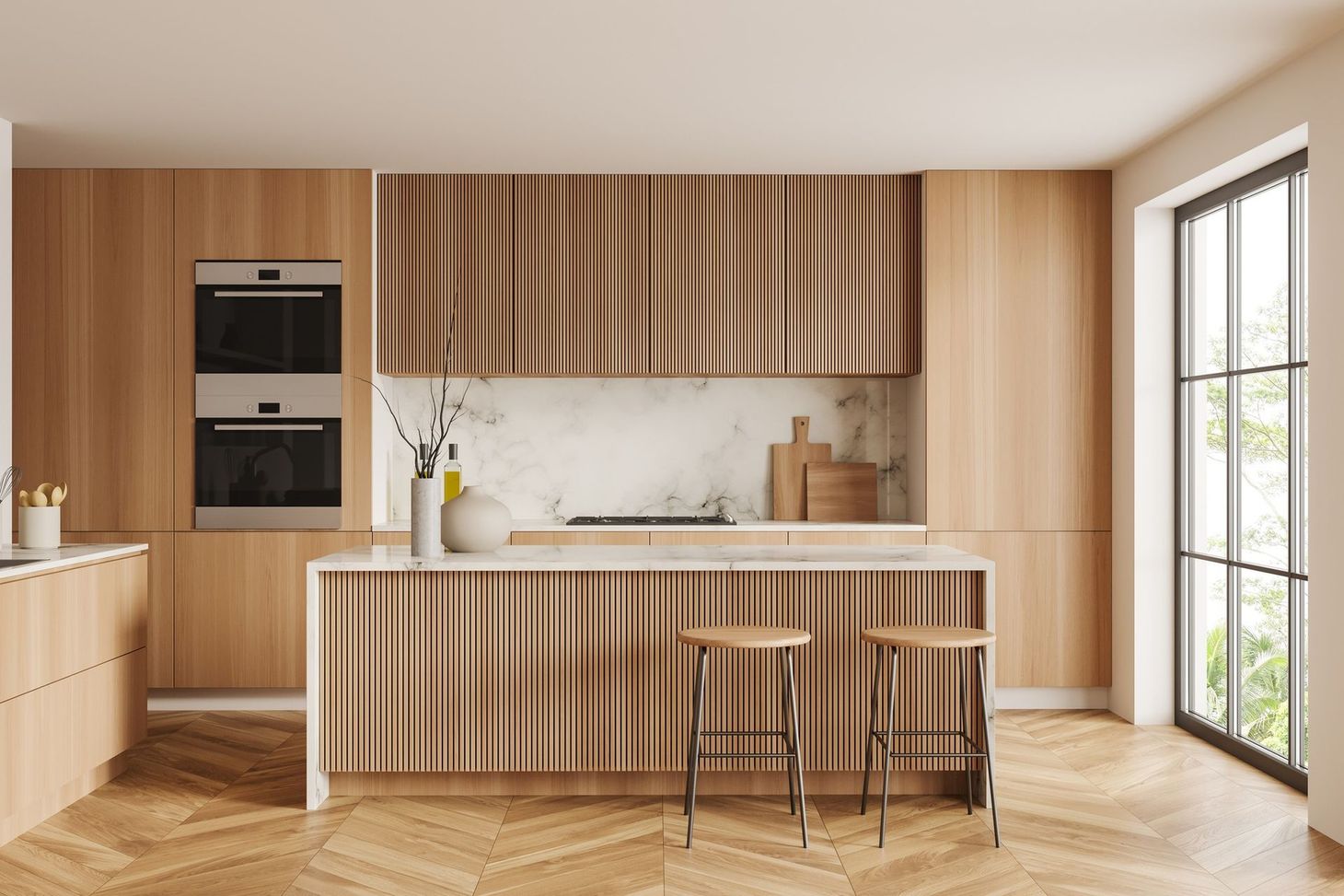 Une cuisine en bois
