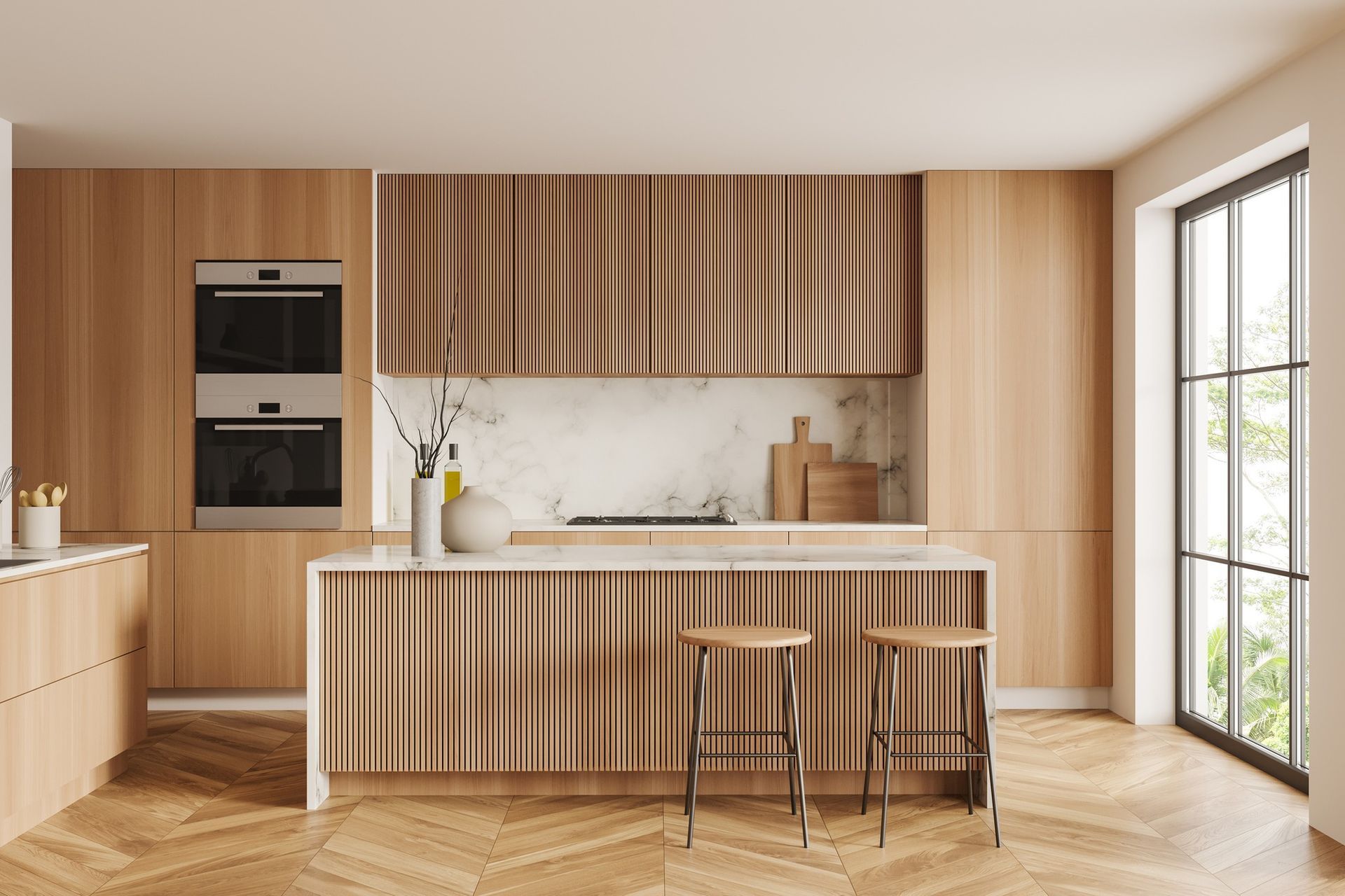 Une cuisine en bois