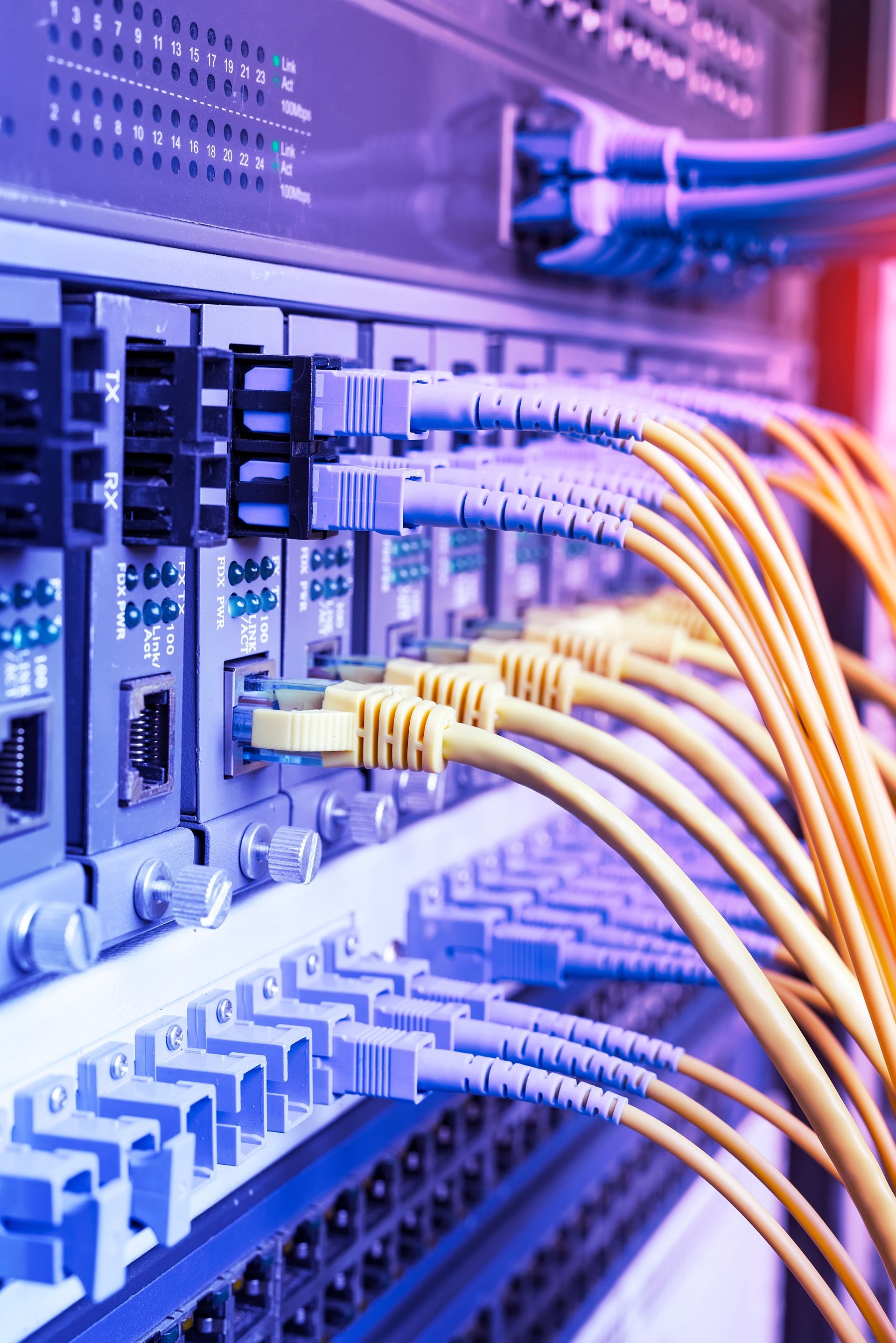 Des branchements électriques