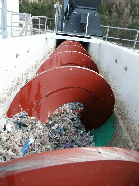 Reject-Spiralförderer - Mohler Metallbau Spiralförderanlagen