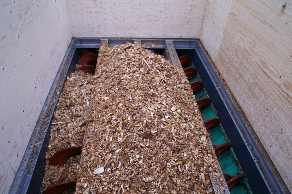 Hackschnitzel-Förderspirale - Mohler Metallbau Spiralförderanlagen