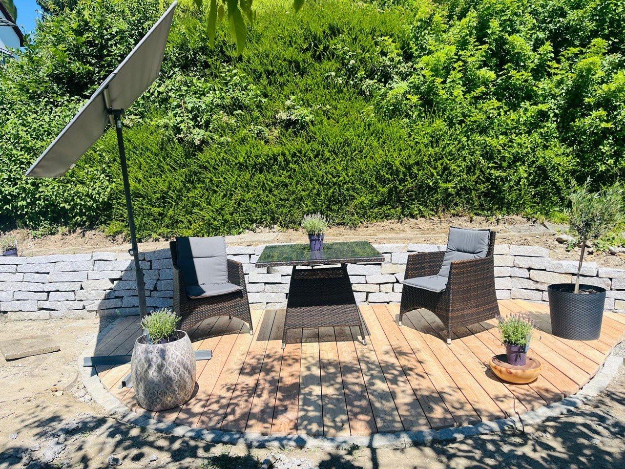 Terrasse aus Holz