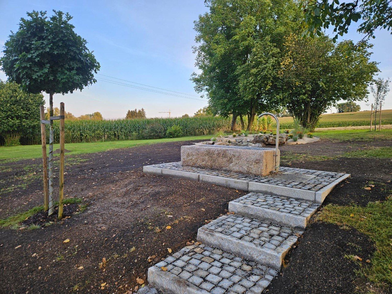 Neue Treppe Garten