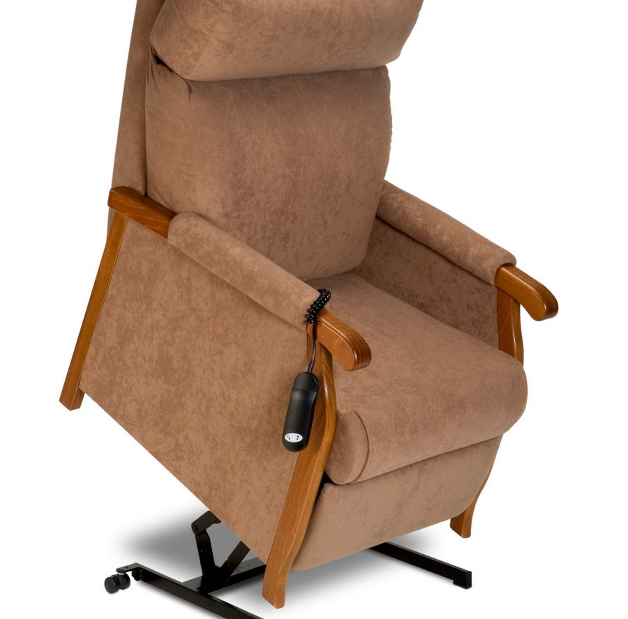 Fauteuil releveur marron