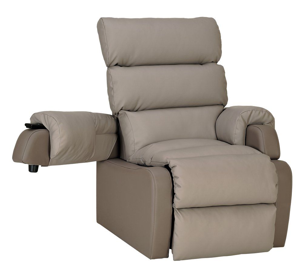 Fauteuil releveur beige, accoudoir bras amovible