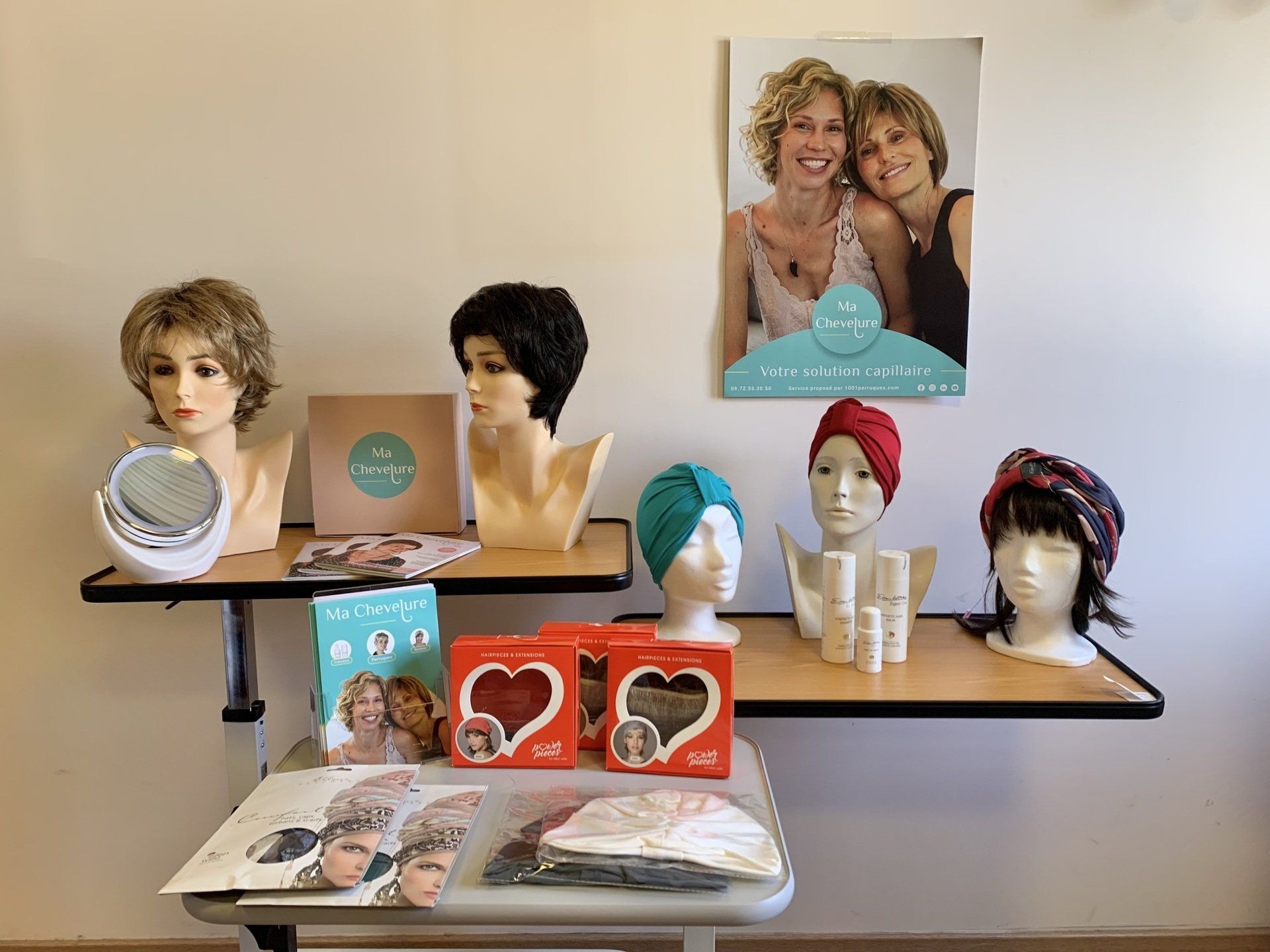 Étals prothèses capillaires, compléments capillaires