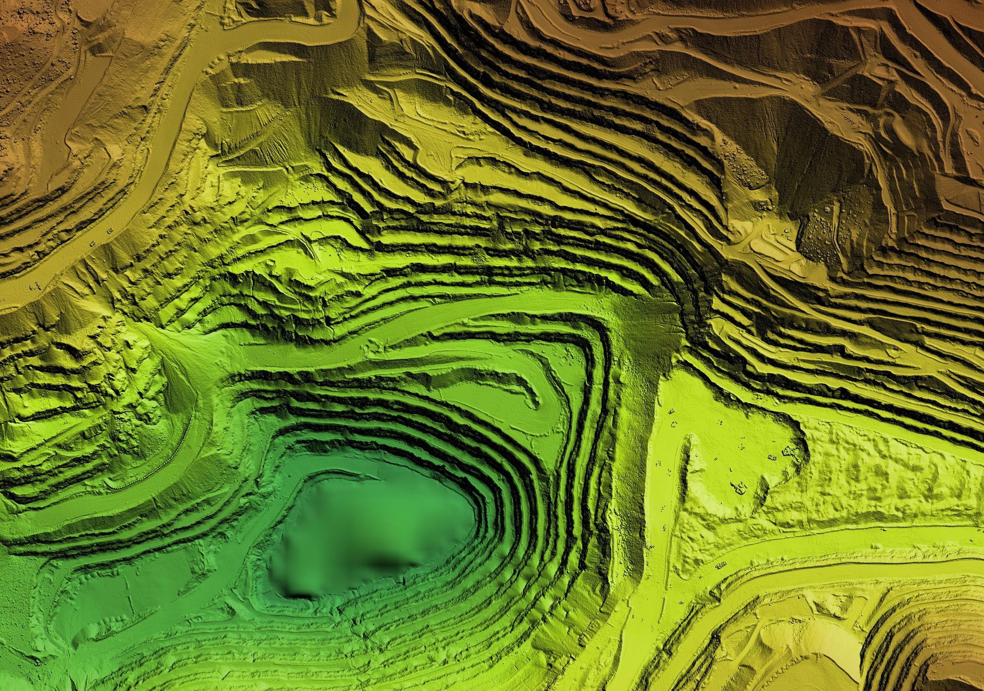 Des mesures topographiques.