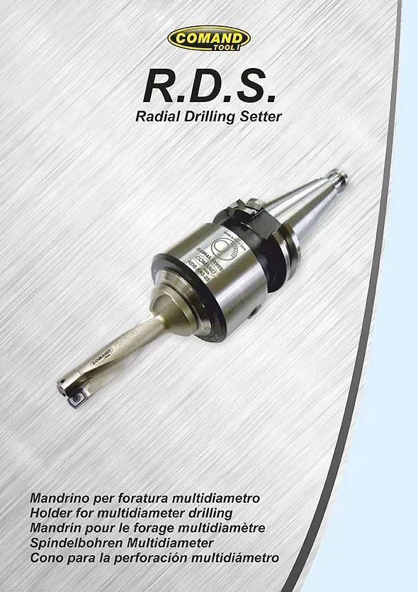 Un folleto para un ajustador de perforación radial rds.