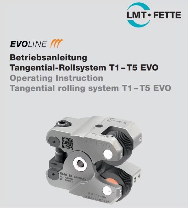 Instrucciones de funcionamiento del sistema de rodadura tangencial evoline t1-t5 evo