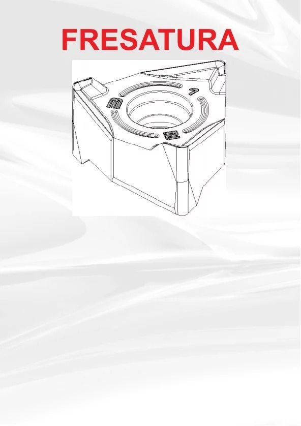 Un dibujo de una máquina con la palabra fresatura en ella.