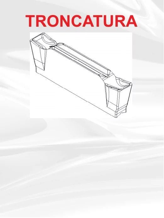 Un dibujo de una pieza de metal con la palabra troncatura encima.