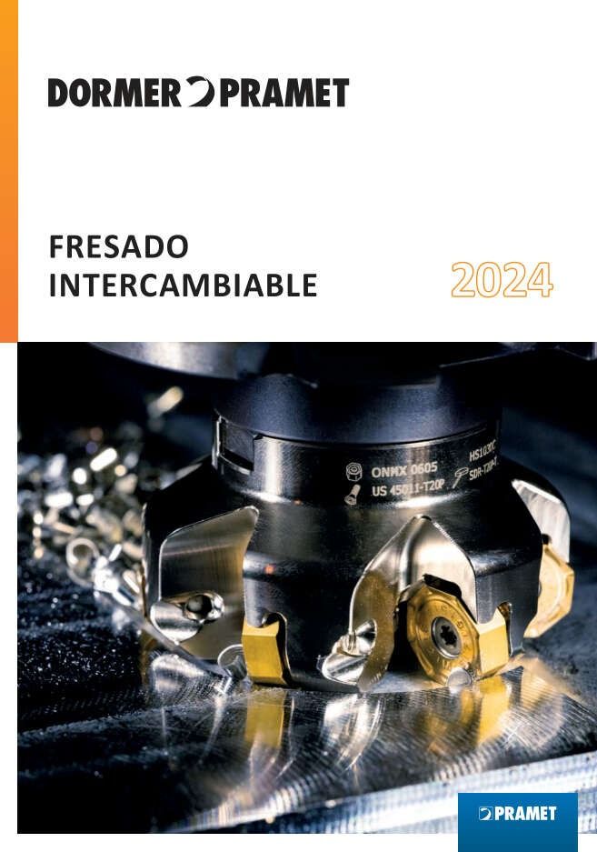 Hay una imagen de una máquina en la portada de un folleto.