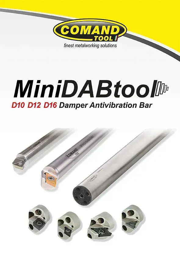 Folleto de la barra antivibratoria amortiguadora Minidabtool D10 D12 D16