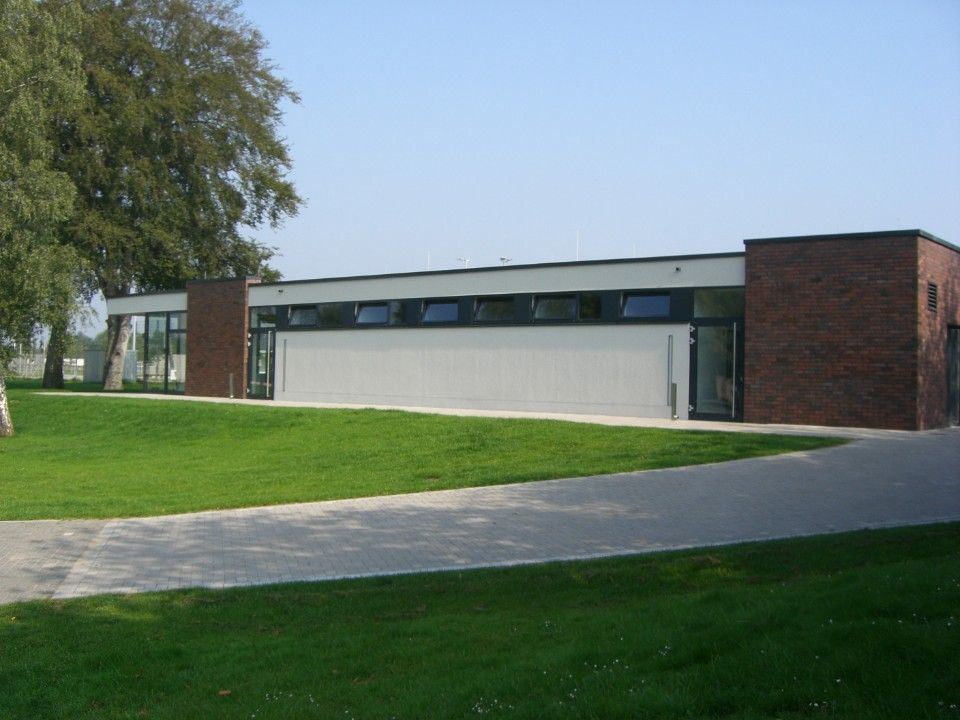 Seitenansicht eines Umbaus