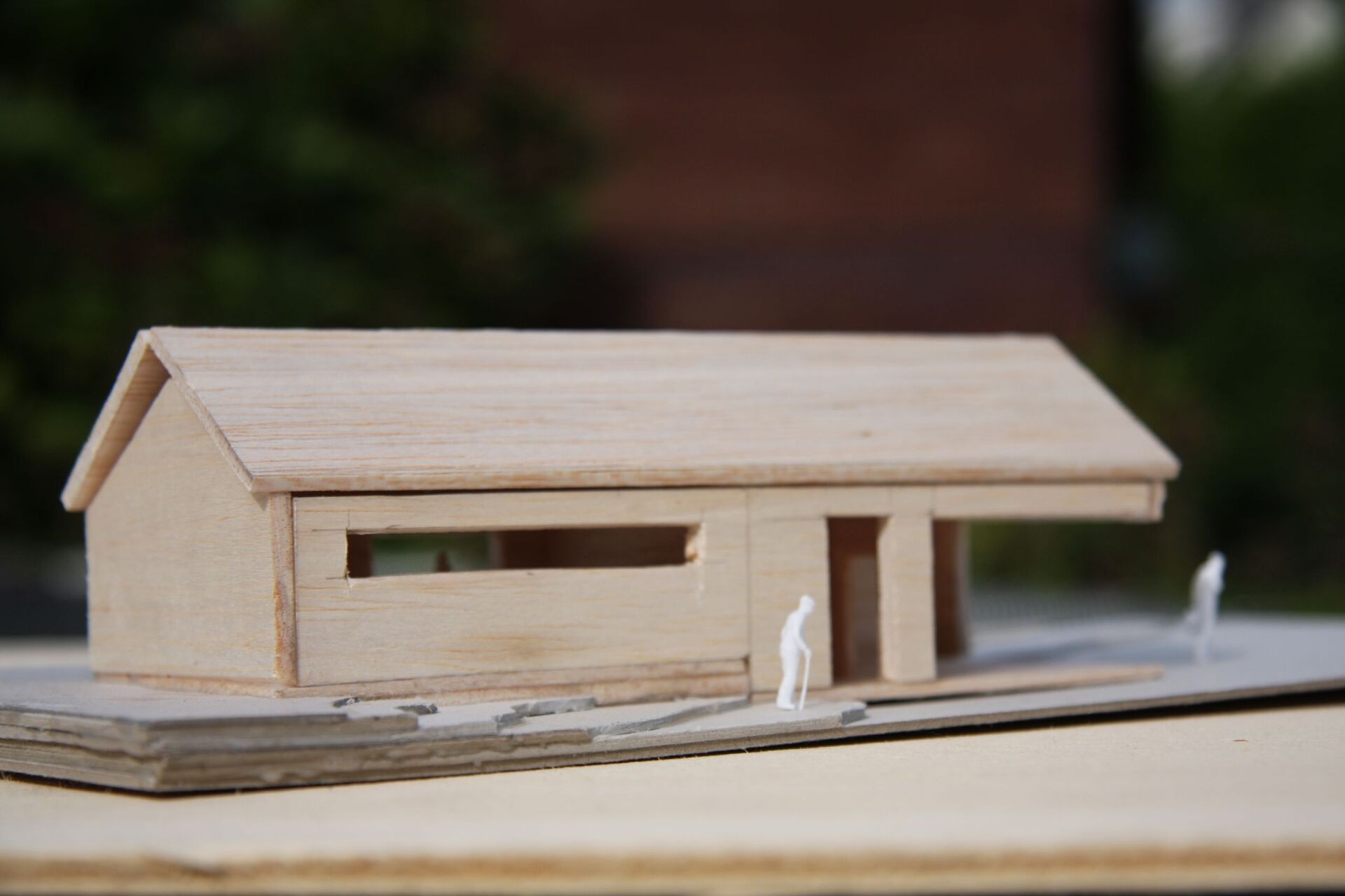 Gartenhauses Holz Model