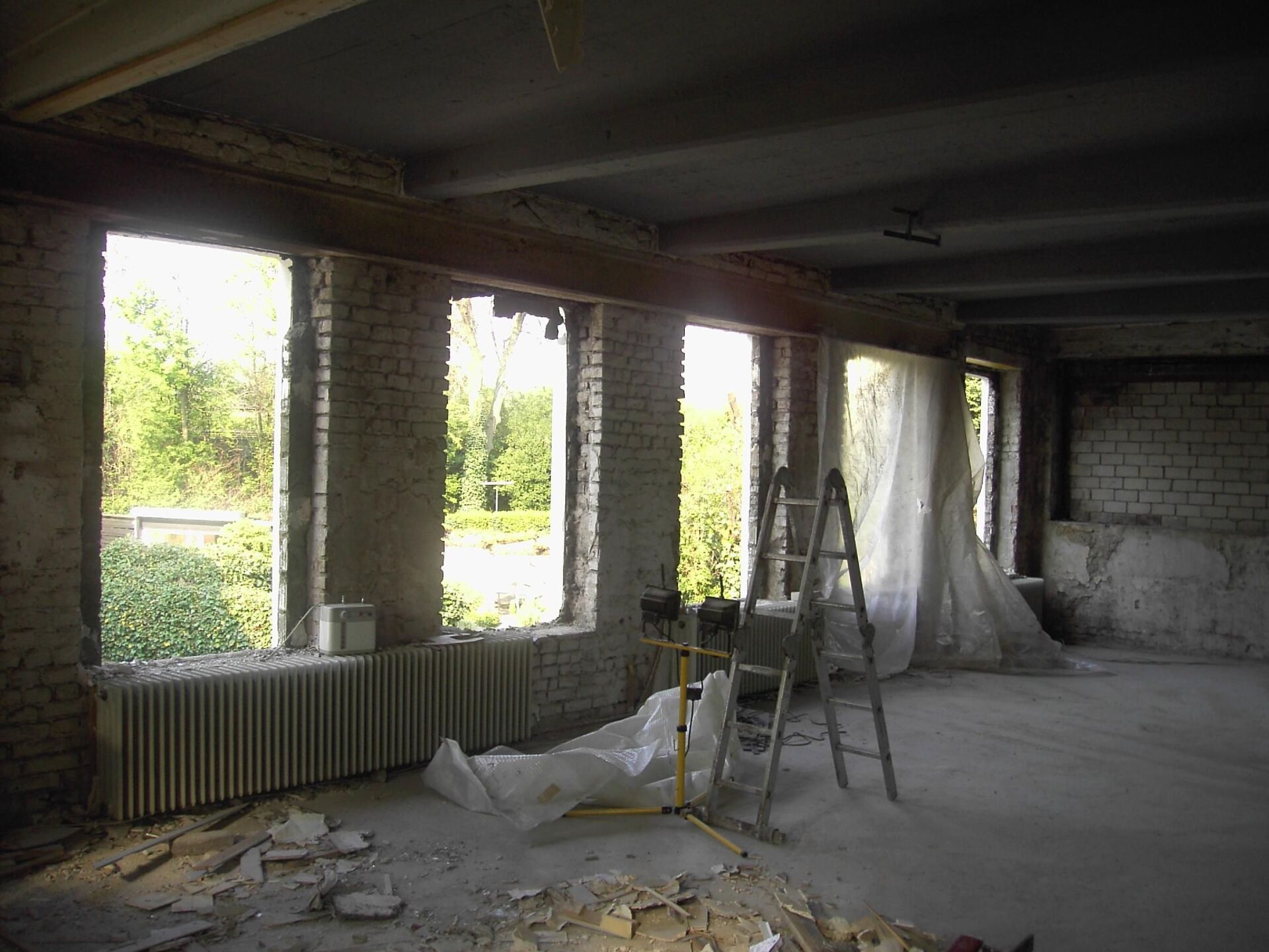 Baustelle eines Hauses