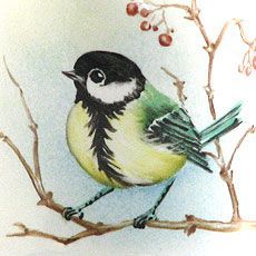 Klassische Naturmalerei | Deniz Demiral Dogan | Porzellan-Malatelier | Porzellanmalkurse, Porzellanmalerei, Porzellan-Geschäft | Schaffhausen