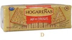 Pack de galletas de cereales