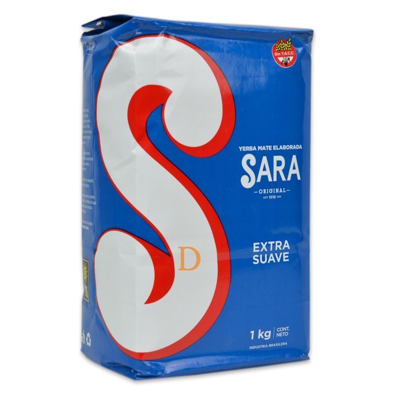 Bolsa azul de yerba mate