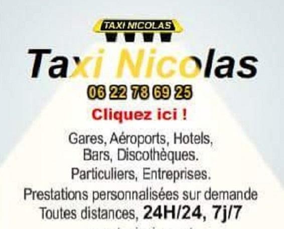 Taxi Nicolas à votre service