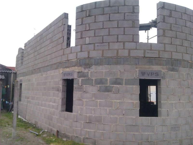 Construction d'une maison avec une forme originale