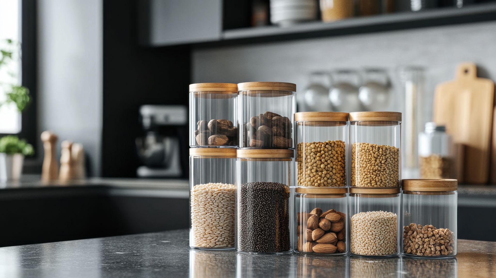 Cuisine avec provisions propre