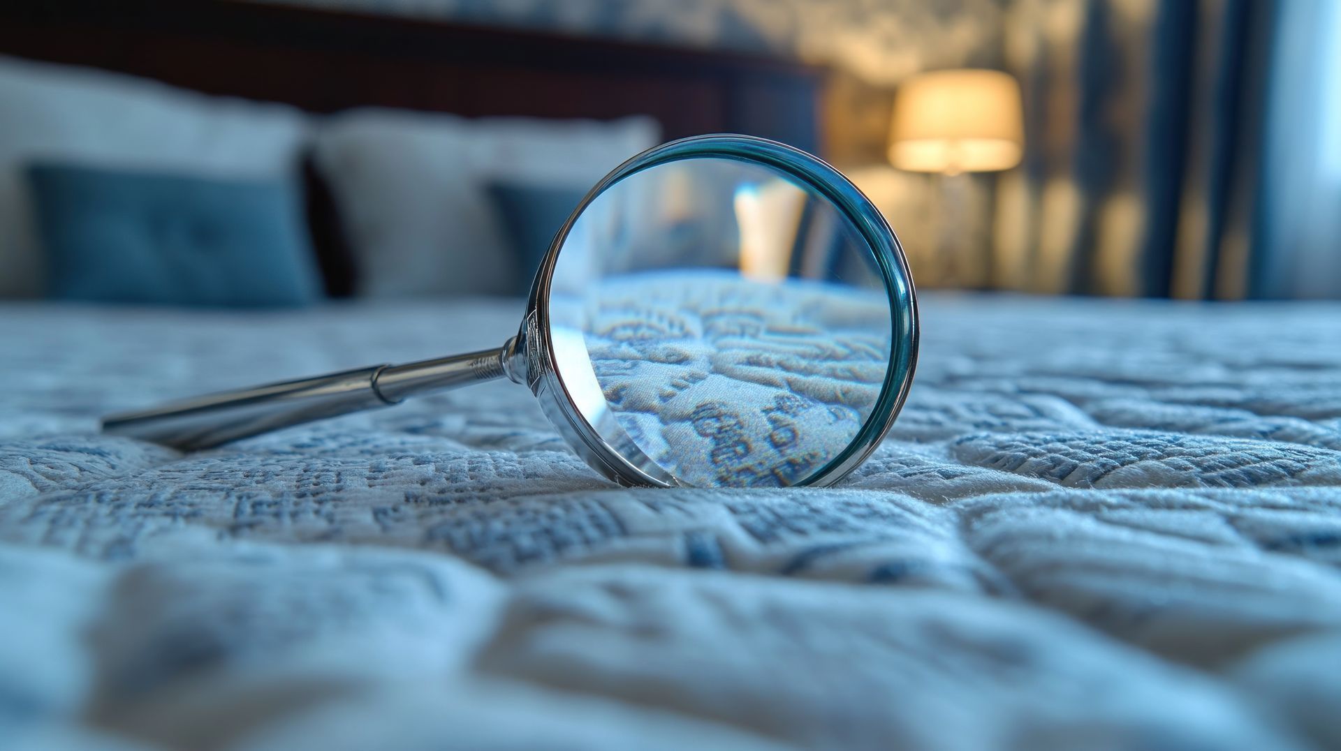 Loupe sur un matelas