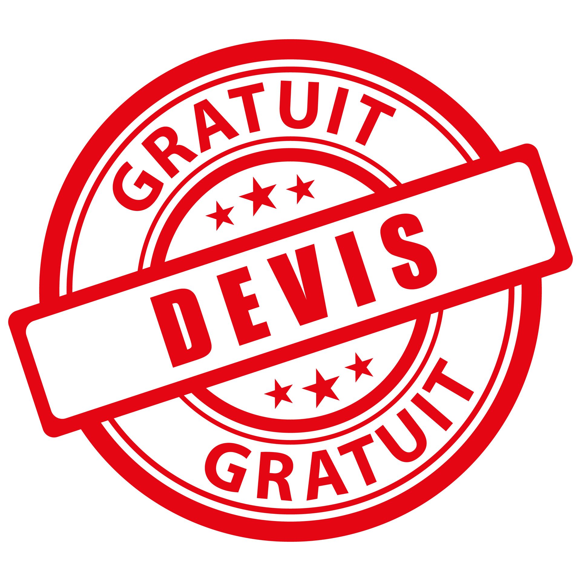 Affiche de devis gratuit