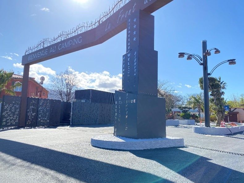 Entrée de camping