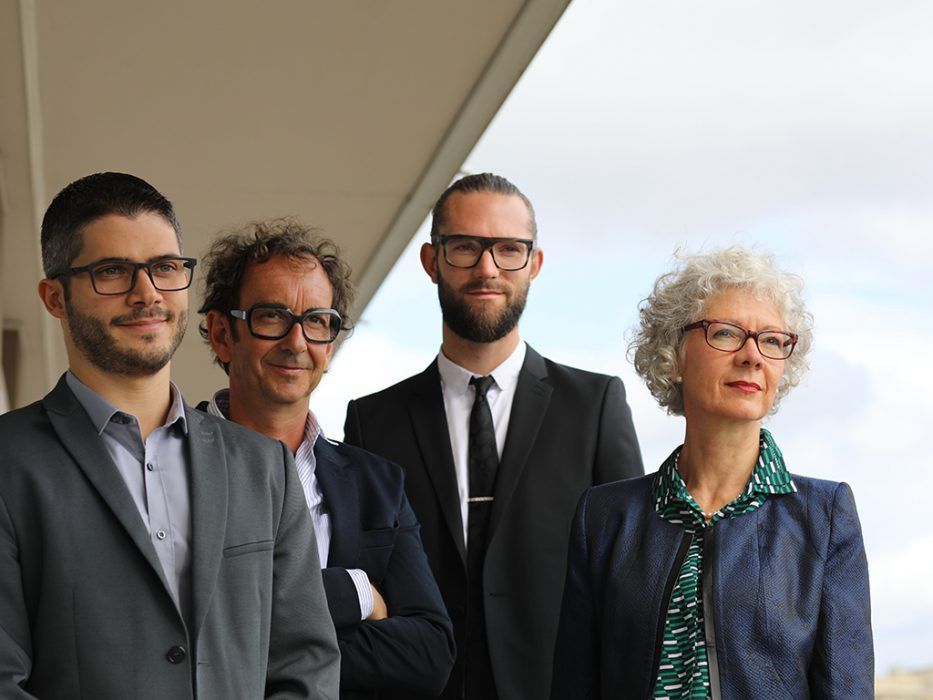 Les quatre avocats du cabinet Hoffer-Schmitzberger