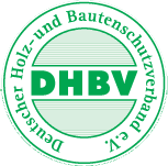 Green circular DHBV logo with text 