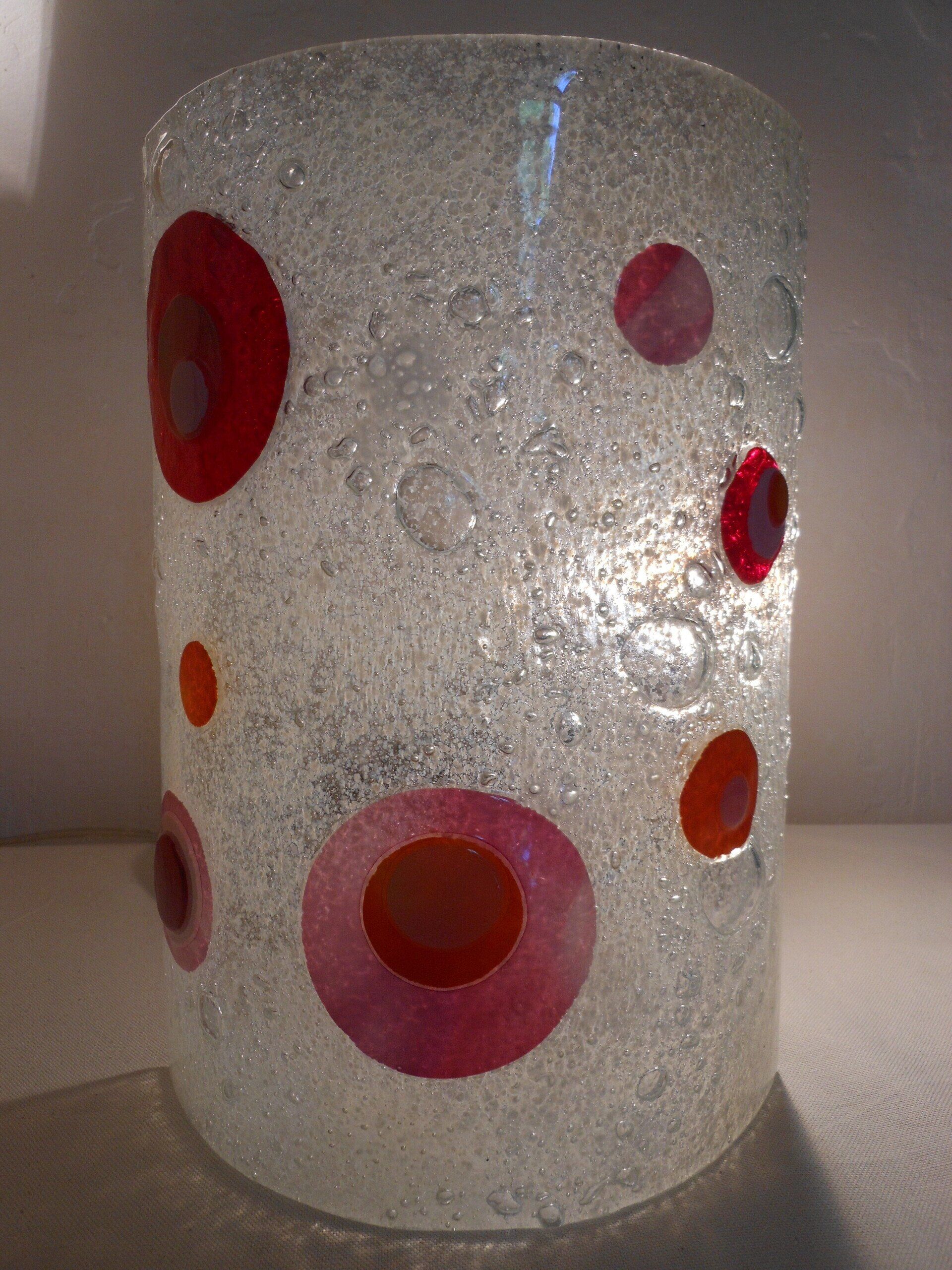 Création en verre réalisée par la technique du fusing