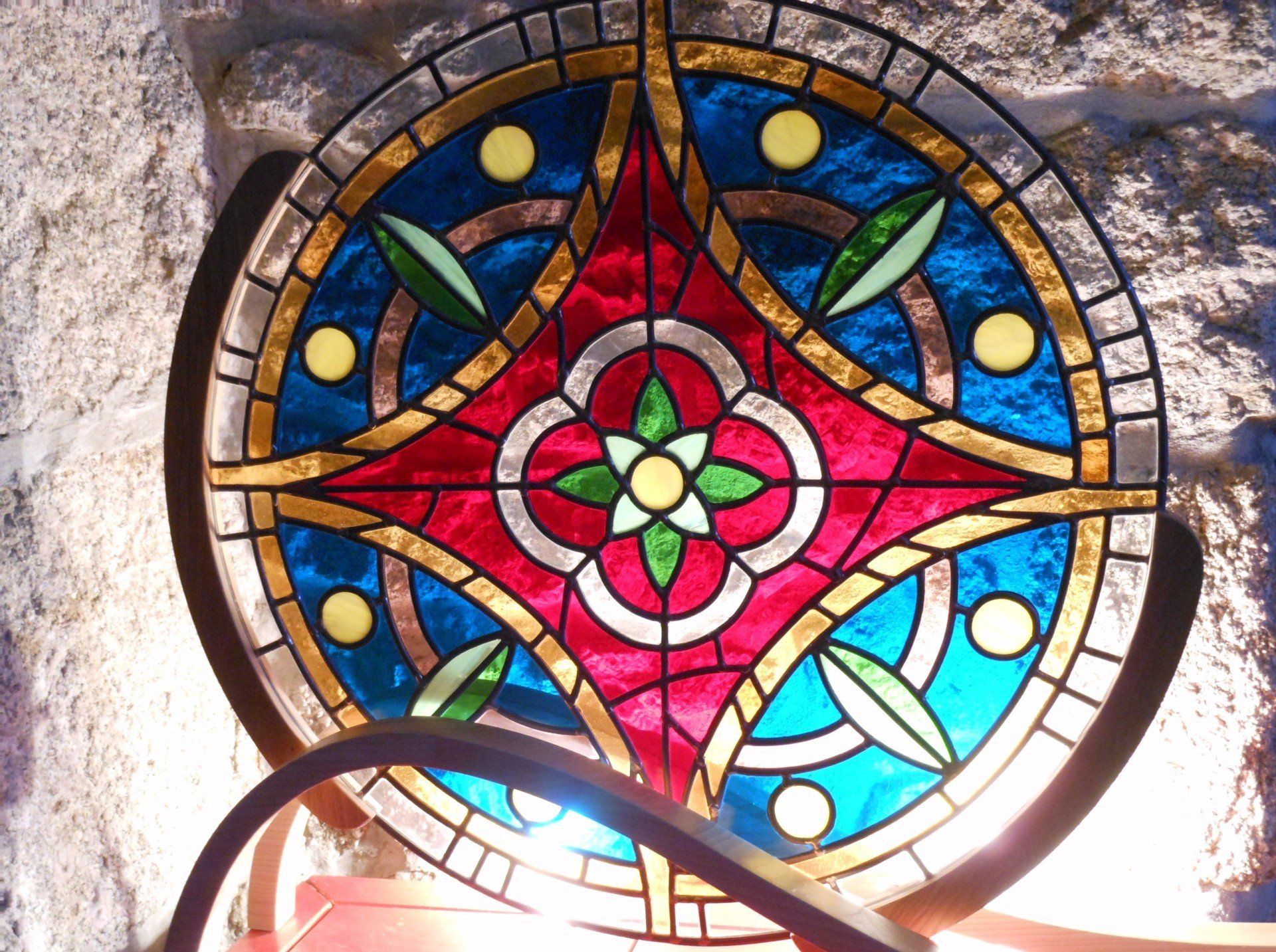 Vitrail croix
