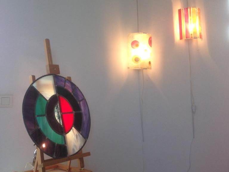 Luminaires sur mesure en vitraux