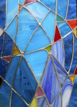 Luminaire en vitrail
