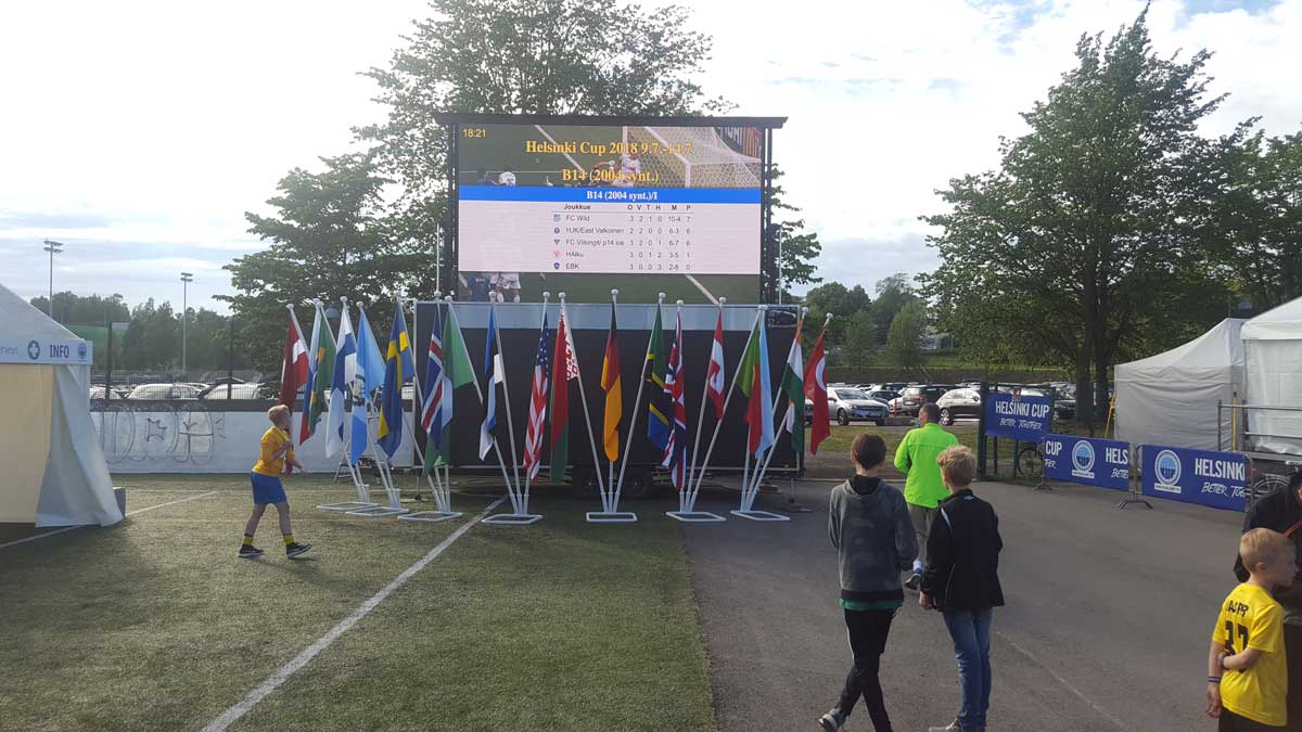 15 m2 screentrailer - Eventgear Oy