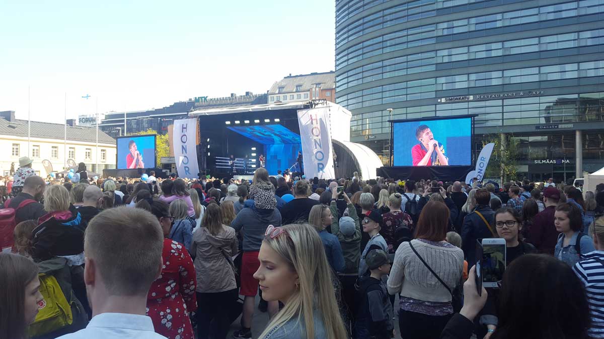 15 m2 screencontainer - Eventgear Oy