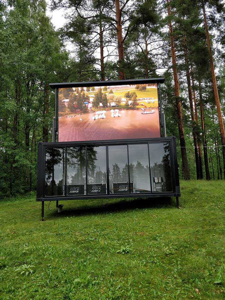 15 m2 screencontainer - Eventgear Oy