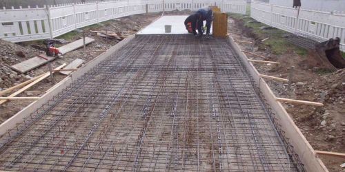 Fundament-Gitter für Gebäude