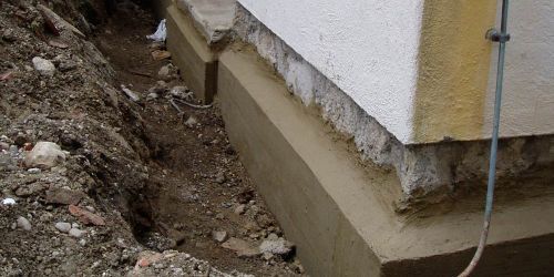 Sanierung eines Fundaments