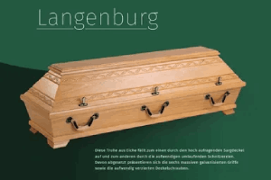 Bestattungen Krumrein. Sarg Langenburg