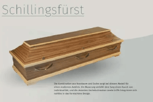 Bestattungen Krumrein. Sarg Schillingsfürst