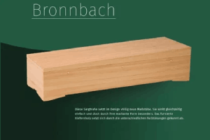 Bestattungen Krumrein. Sarg Bronnbach