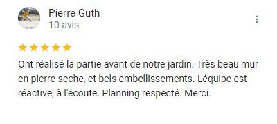 Commentaire google de Pierre Guth