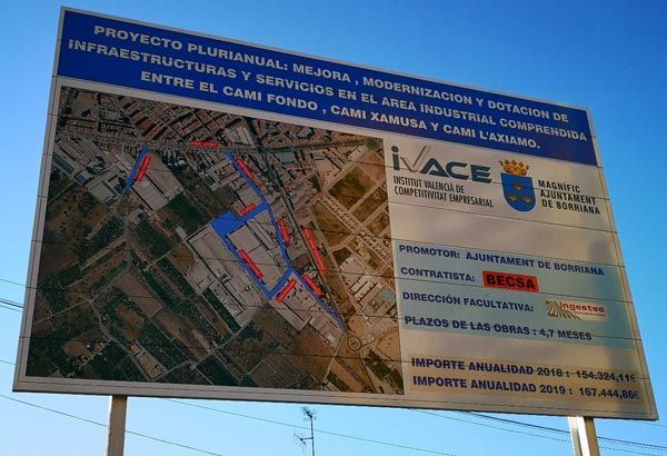 Un gran cartel que dice Proyecto Plurianual.