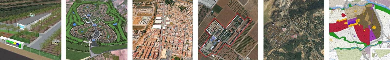 Un collage de imágenes de diferentes tipos de paisajes.