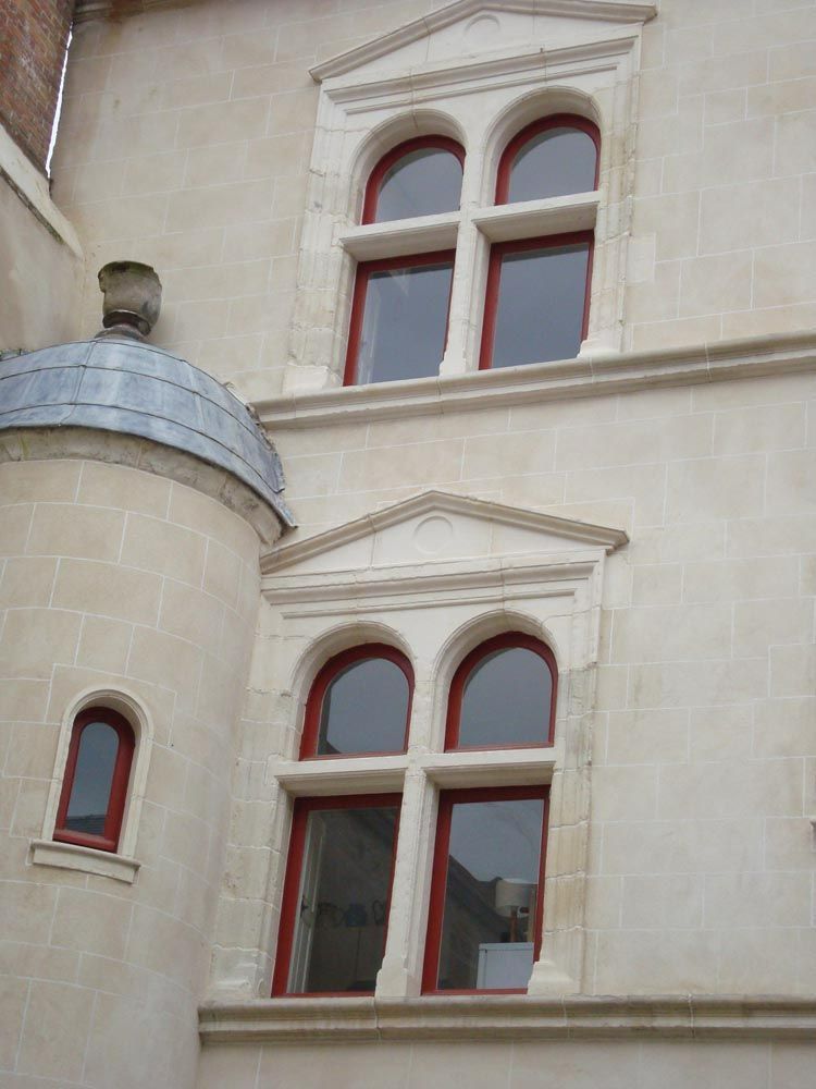 Fenêtres de l'Hôtel Toutin après travaux