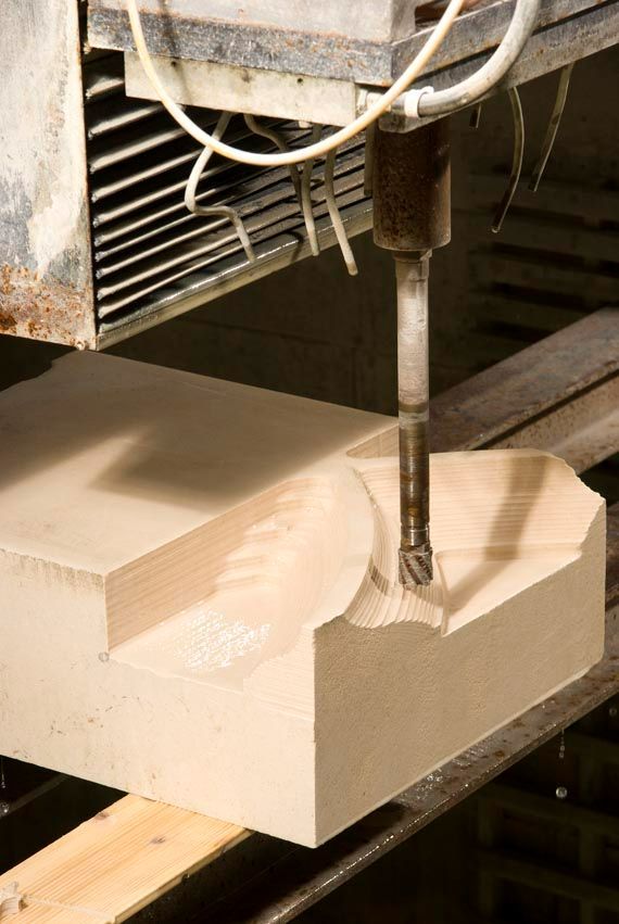 Travail d'une pierre