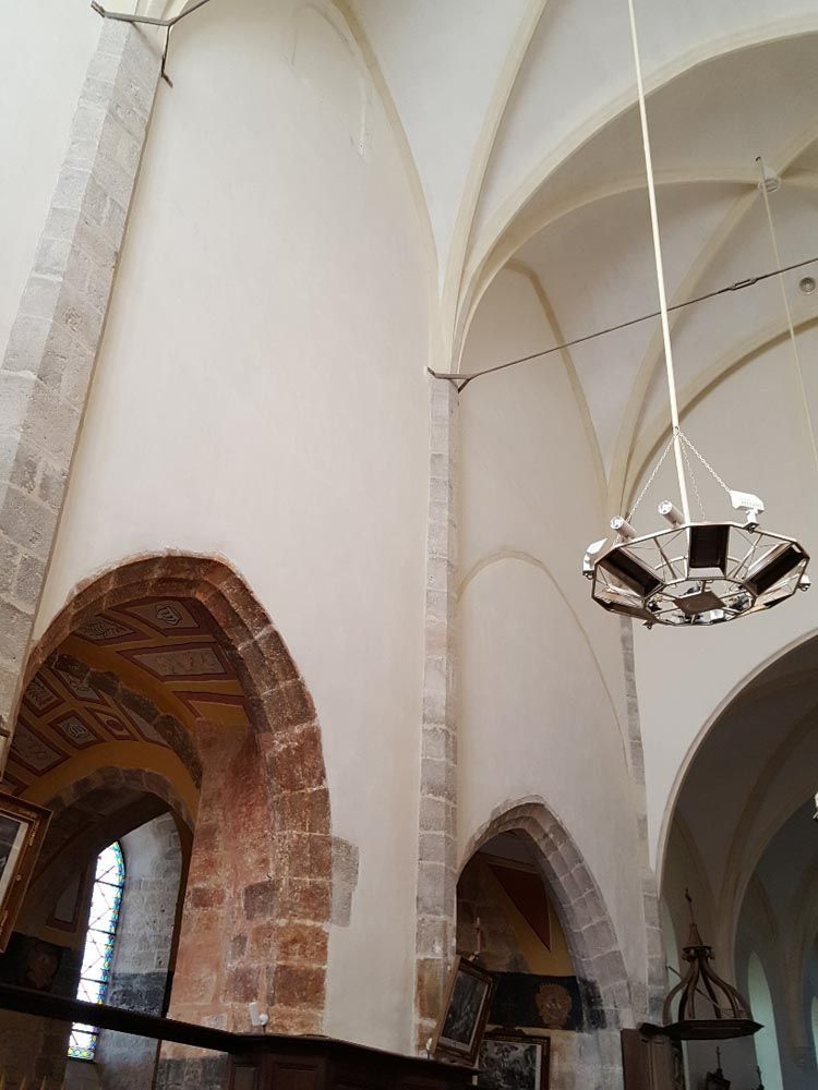 Autre vue du plafond de l'Eglise d’Ouarville après travaux