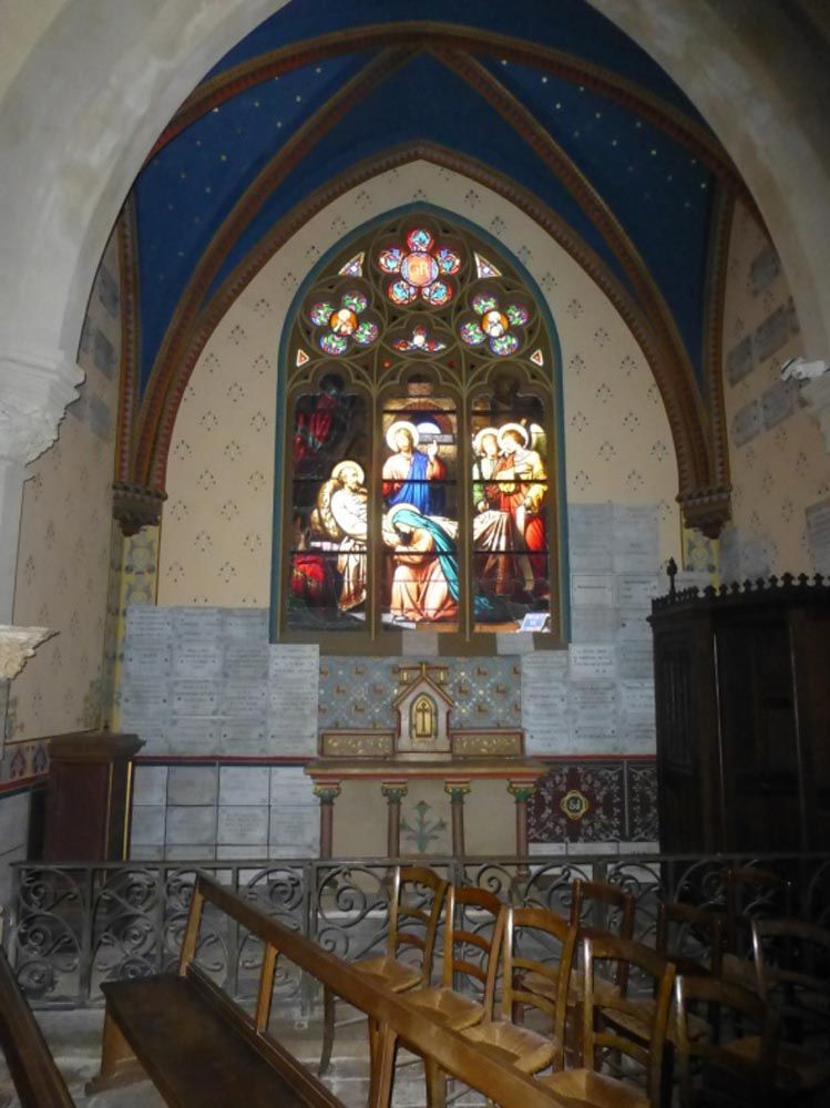 Intérieur de chapelle rénovée par Restauration Patrimoine Lagarde
